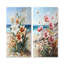 Fleurs saisonnières sur la plage - ensemble de 2 reproductions d'art sur toile-1808613432-1808613439
