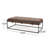 Upholstered Metal Ottoman Bench Entryway Bench Bedroom Bench End Of Bed Bench-529413580