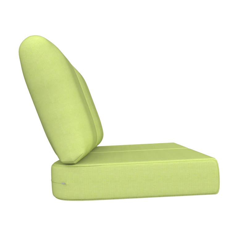 Amala Sunbrella® Indoor/Outdoor Loveseat Cushion, Mint Green Sunbrella®