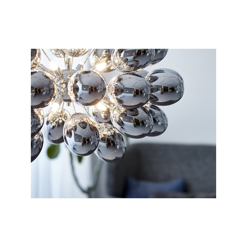 Tammi 8 - Light Chrome Unique/Statement Pendant