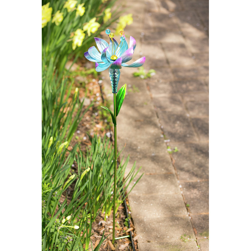 Piquet de jardin 39 po Beaslie, Bleu
