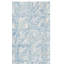 Tapis bleu / gris / beige en laine / coton touffeté à la main Anish-871637364