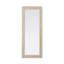 Miroir Dennard Cornhusk en lin blanc-108455469