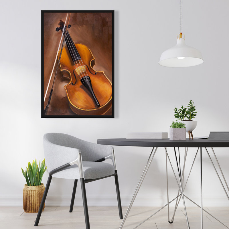 Alto violon - toile encadrée 24 po x 36 po