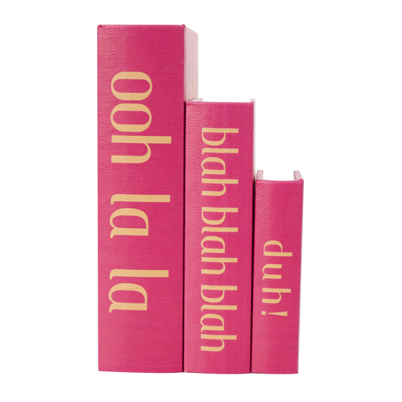 Boîte décorative en bois Kathlin (ensemble de 3) 