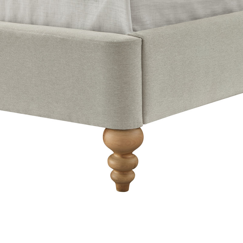 Lit plateforme Elegance Jubilee, Beige, Grand