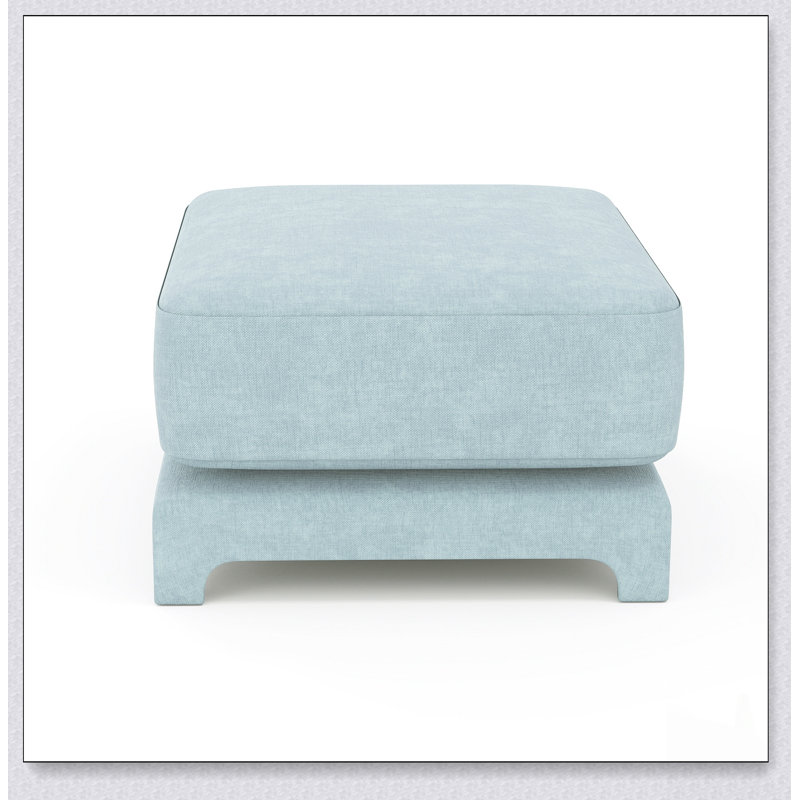 Canapé 30 pouces Ottman avec capitonnage sur mesure et silhouette moderne, parfait pour les espaces de vie contemporains.