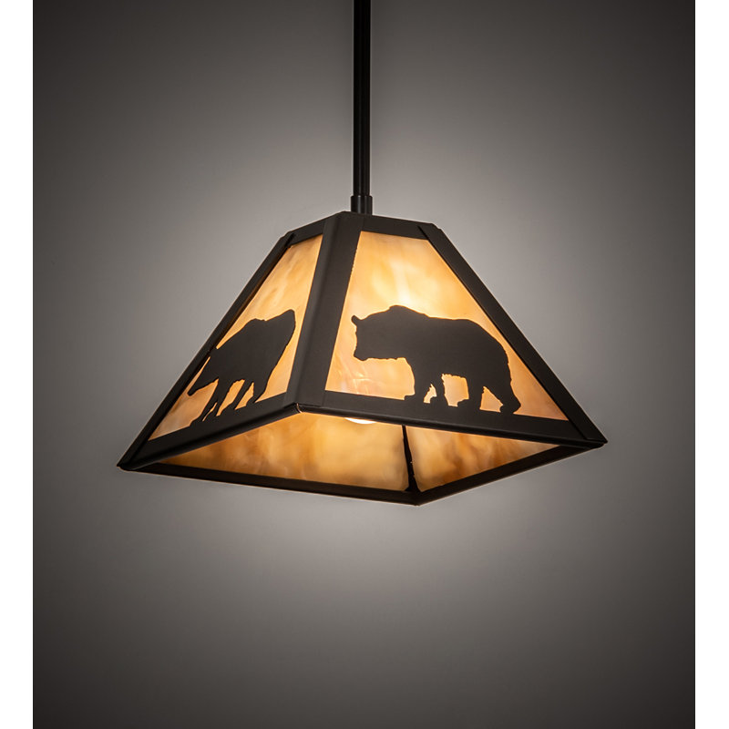 Rustic Lodge 1 - Light Pendant, 49" H x 11" W x 11" D