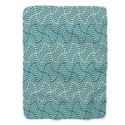 Retro Trend - 1 Piece Premium Sherpa Blanket