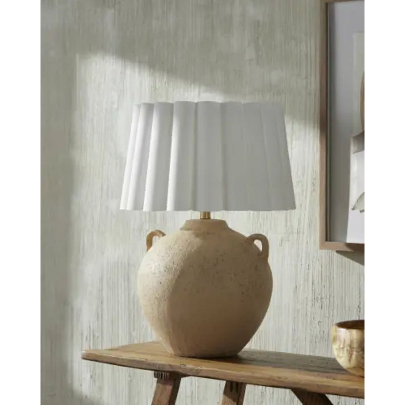 Nivalis Table Lamp, Beige