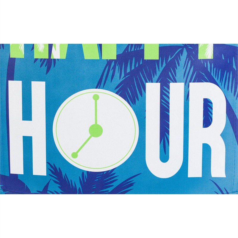 Drapeau de jardin joyeuse hour hour