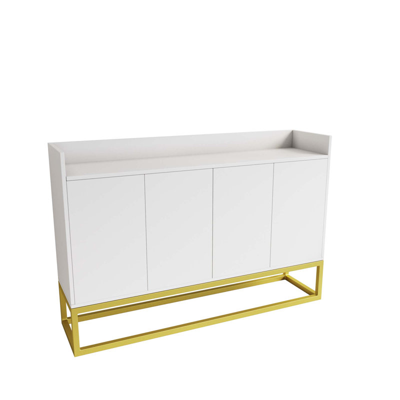 Koraleigh 47.2'' Sideboard, White/Gold