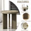 Mid-Century Modern Round End Table-2044061133