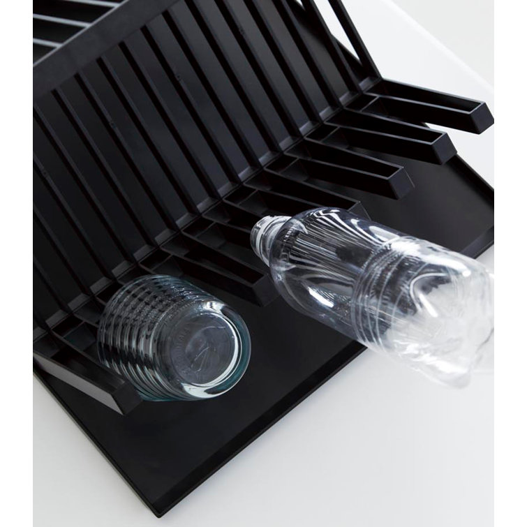 Yamazaki USA Tower Yamazaki Home X-Shaped Dish Drying Rack with Drainer Tray,  Compact Dish Rack & Reviews