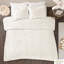 Housse de couette 100% coton chenille 100% pur, grand / grand, de couleur sereine pour chambre à coucher tranquille et luxueuse-121409544-121409543