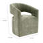 Fauteuil demi-tonneau avec roulettes Esha-130982260