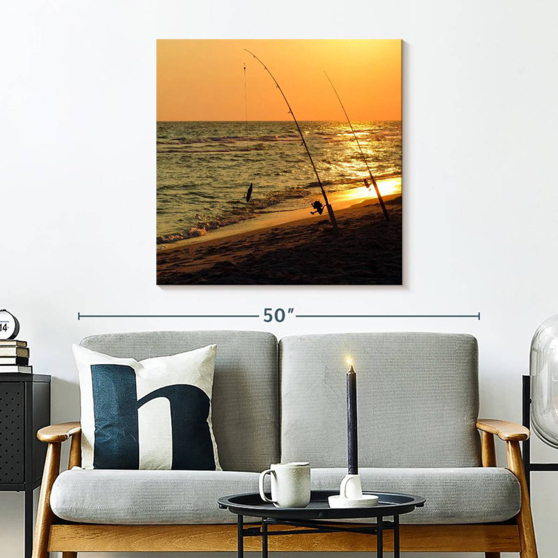 Senne American Sunset Fishing, H 30 po x l 30 po