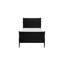 Ensemble de chambre à coucher avec lit-bateau Arryanna 3 pièces: lit, commode, miroir-1452996184-1452996190