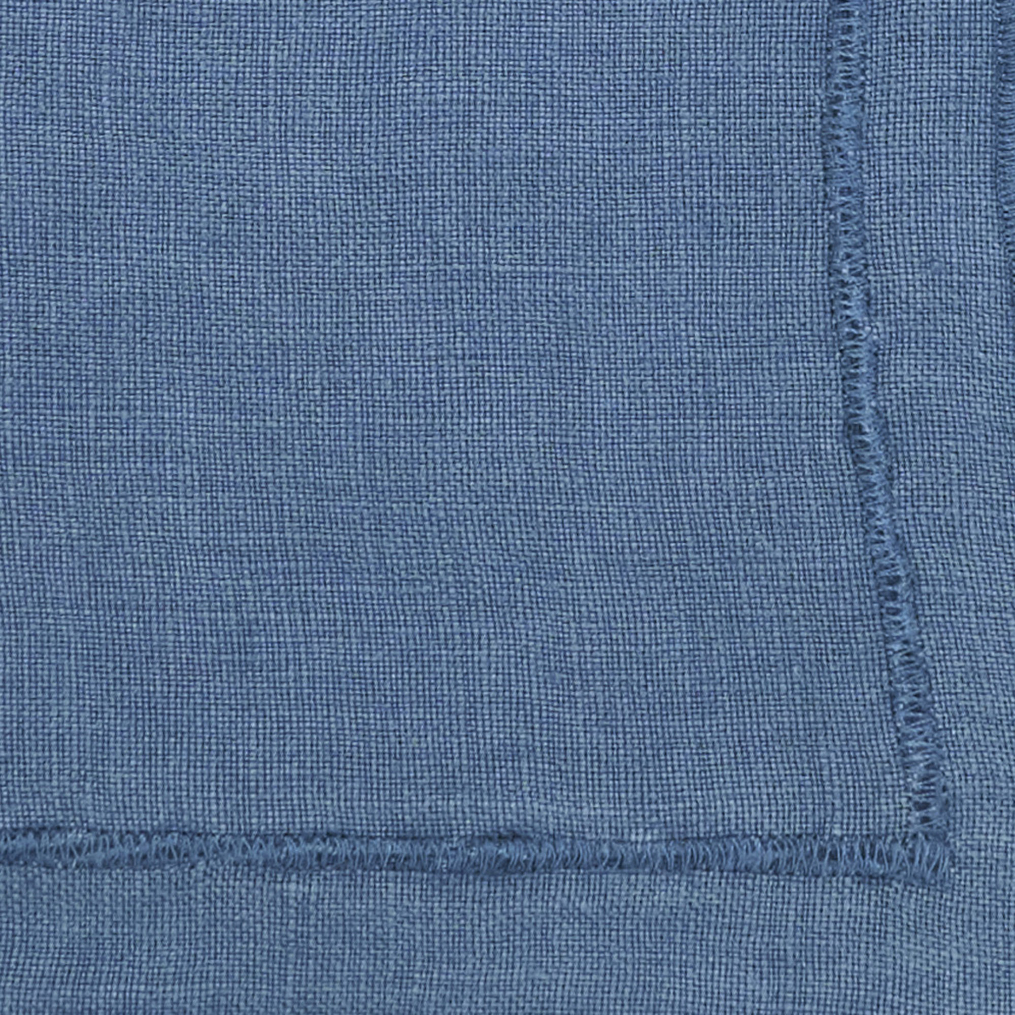 Stonewashed Overlock Edge Napkin (Set of 4), Navy