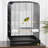Kalinowski 29'' Steel Flat Top Table Top Bird Cage with Perch-1640121789