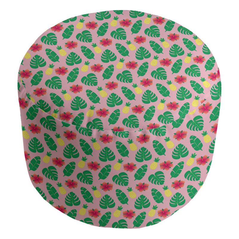 Repose-pieds Avicia, Rose brumeux / vert