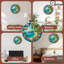 Horloge murale plage tropicale