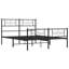 Cadre de lit en métal 12 po avec tête de lit sans matelas-1461949987-1461949976