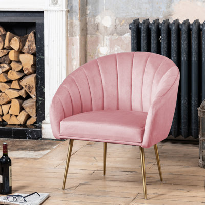 Jaylynn Velvet Accent Chair