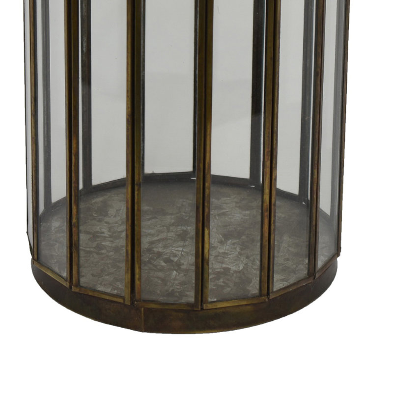 Porte-bougie en verre Bonie Hurricane, H 10,5 po x l 6,25 po x P 6,25 po