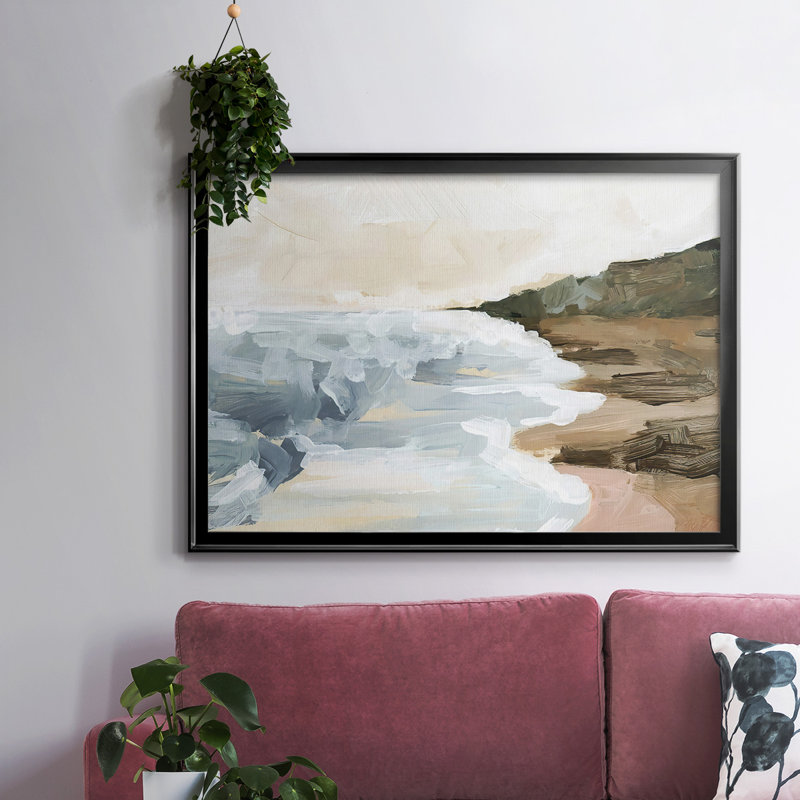 Cove Break II, reproduction d'art sur toile, H 18 po x l 26 po x P 1,5 po, Noir