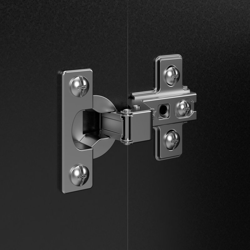 Caleshia Tall Bathroom Cabinet with Doors, Black Stipple