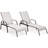 Maudrey Outdoor Metal Chaise Lounge