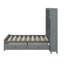 Lit plateforme double avec rangement double-1163661477