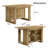 63" Kitchen Island With Storage