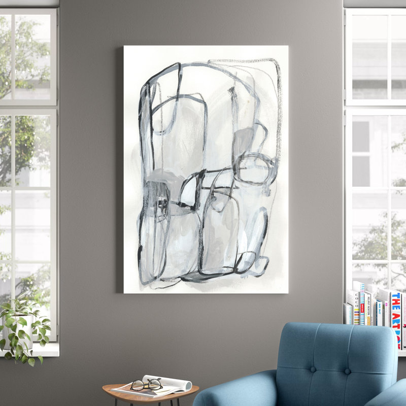 Entanglements I by June Erica Vess - Painting Print, Wrapped Canvas, 122cm H x 81cm W