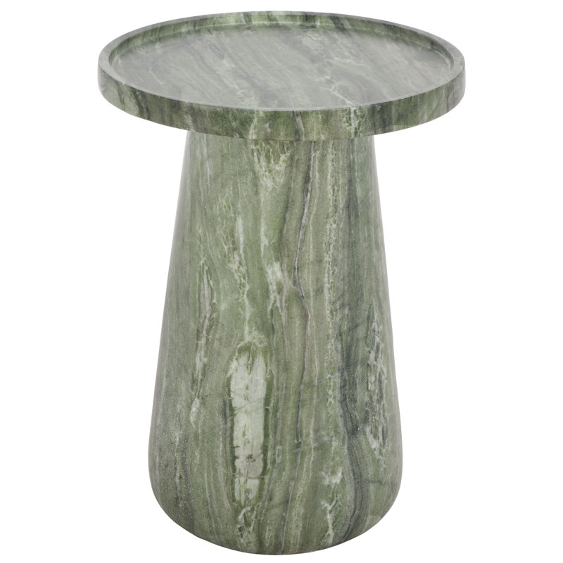 Aurielle Accent Table, Green Marble