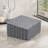 12-Piece Gray Plastic Interlocking Deck Tile Kit, 12 x 12 Inch Waterproof Outdoor Flooring