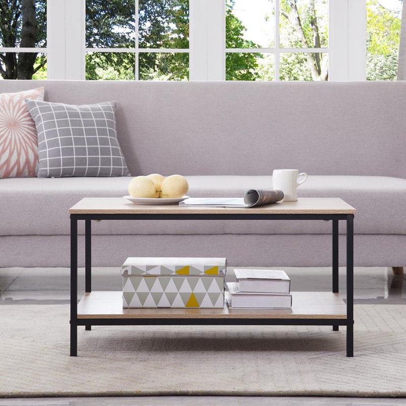 Cieana Solid Wood Top Coffee Table