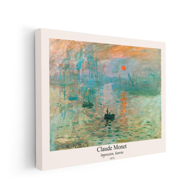 Claude Monet - Impression Sunrise No1