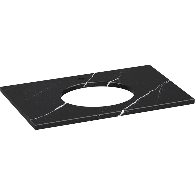 Comptoir de meuble-lavabo 37 po Silestone Quartz, Marquina éternelle
