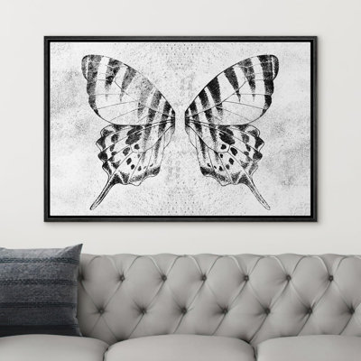 Animaux, animaux monochromes monochromes gris, noir et blanc, impression sur toile