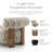 Tilton Zebra-Stripe Chenille Accent Chair-1248933959