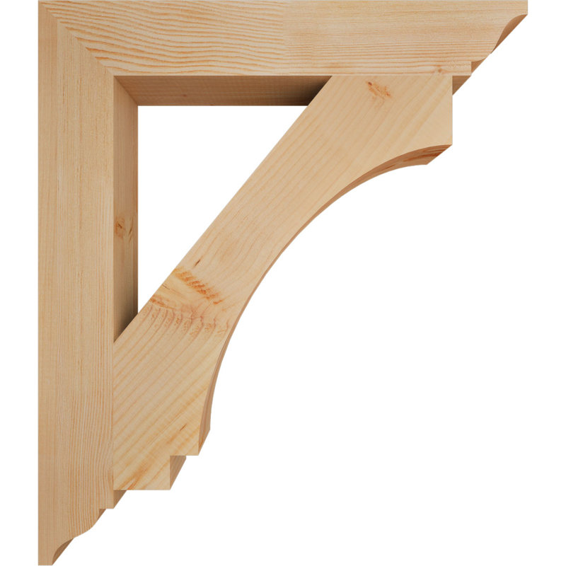 Support impérial traditionnel, H 30 po x l 3,5 po x P 26 po, Douglas (lisse)