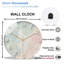 Horloge murale en verre 12 po