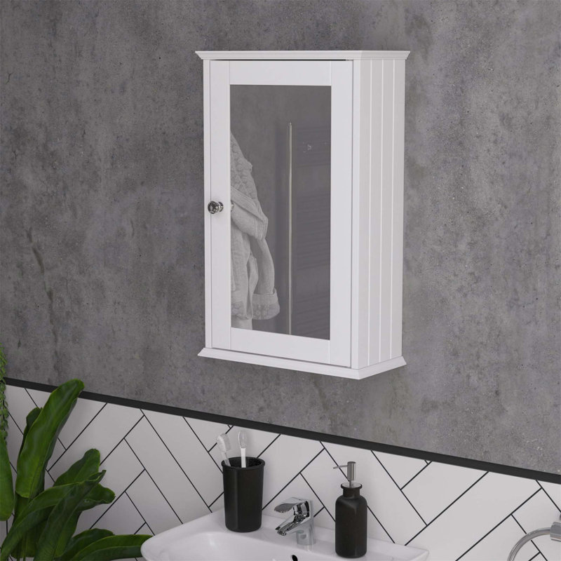 Aadhith Bathroom Cabinet, White