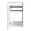Armoire d'appoint de salle de bain 12 "blanc brillant avec portes à fermeture douce et monture flottante | Idée cadeau