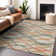 Premium Machine Washable Prisco Orange Rug