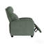 Chaise de fauteuil inclinable moderne en velours côtelé vert moelleux confort-130476807