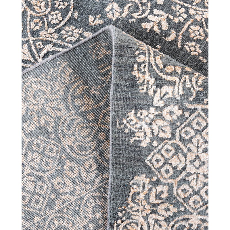 Overdyed One-of-a-Kind 9' 1" x 12' 3" Hand Knotted Area Rug
