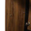 Meuble-lavabo moderne de 61 cm (24 po), sans lavabo supérieur, avec 2 portes, en bois d'ingénierie. Installation et entretien faciles. Portes de rangement. Style américain, brun.